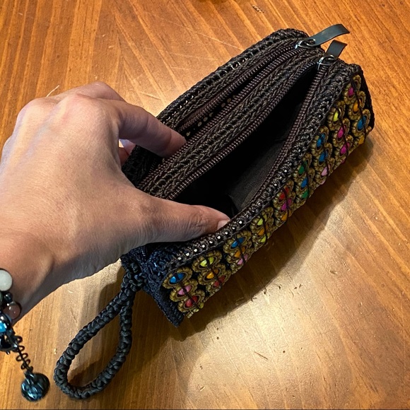 New HANDMADE Moroccan Cosmetic Bag- Beaded - Picture 8 of 8